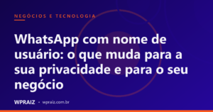 WhatsApp com nome de usuário: o que muda para a sua privacidade e para o seu negócio